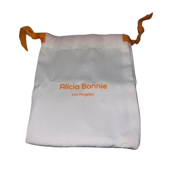 ALICIA BONNIE • Gloria Gold Stud Earrings - Picture 3 of 4